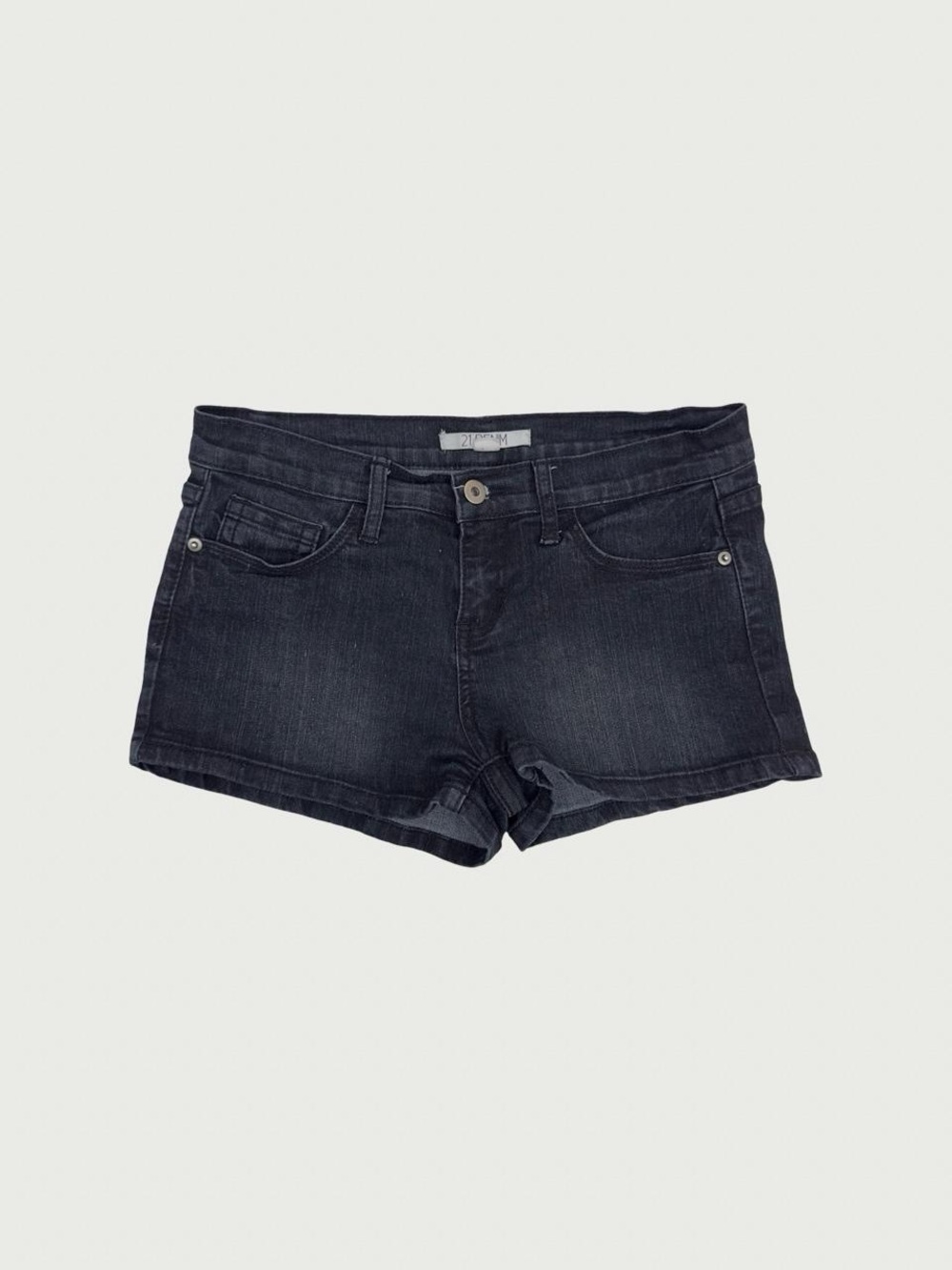 Low Rise Mini Jean Shorts